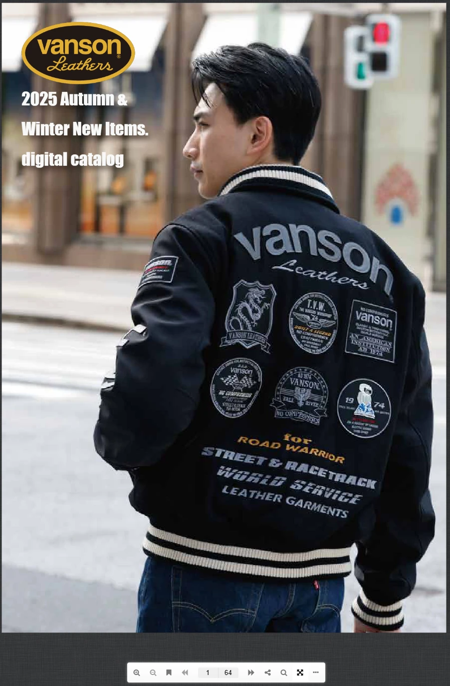 2025vanson秋冬モデルデジタルカタログ