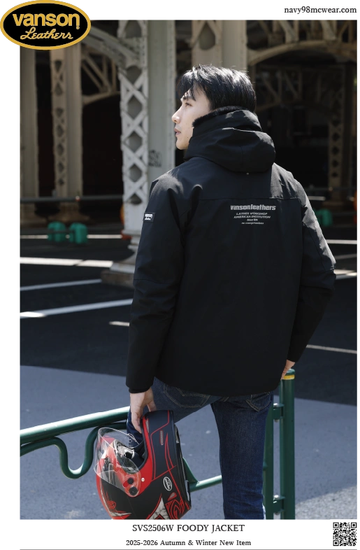 SVS2506W FOODY JAKET | BLACK | BEHIND | navy98mcwear