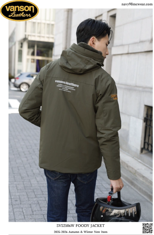 SVS2506W FOODY JAKET | KHAKI | BEHIND | navy98mcwear