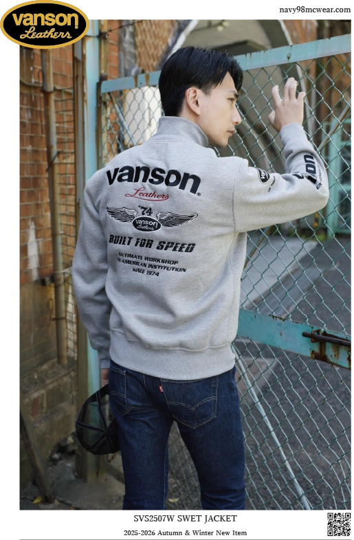 SVS2507W SWEAT JAKET | GRAY/BLACK | BEHIND | navy98mcwear