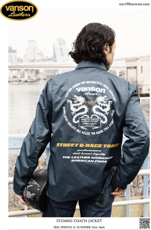 SVS2605S COACH JACKET | NAVY | BEHIND | navy98mcwear