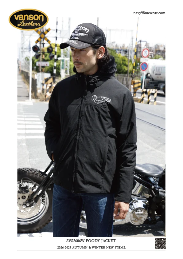 SVS2606W FOODY JACKET | BLACK | FRONT | navy98mcwear