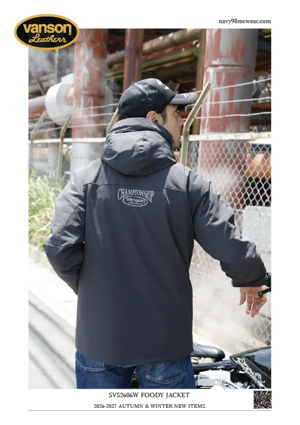 SVS2606W FOODY JACKET | GRAY | BEHIND | navy98mcwear