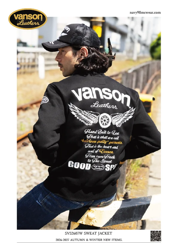SVS2607W SWEAT JACKET | BLACK/WHITE | BEHIND | navy98mcwear