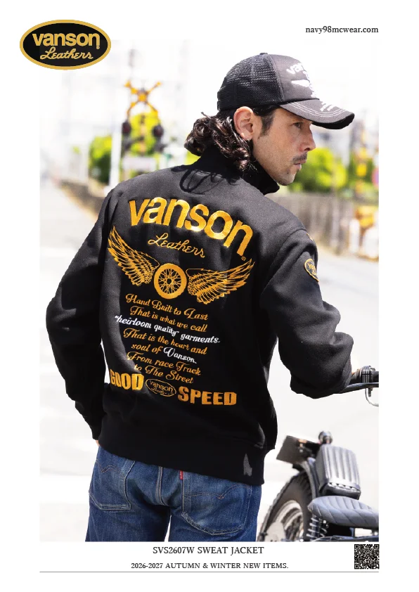 SVS2607W SWEAT JACKET | BLACK/YELLOW | BEHIND | navy98mcwear