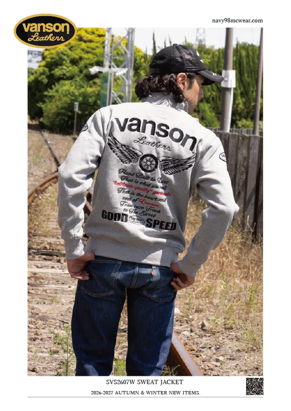 SVS2607W SWEAT JACKET | GRAY/BLACK | BEHIND | navy98mcwear