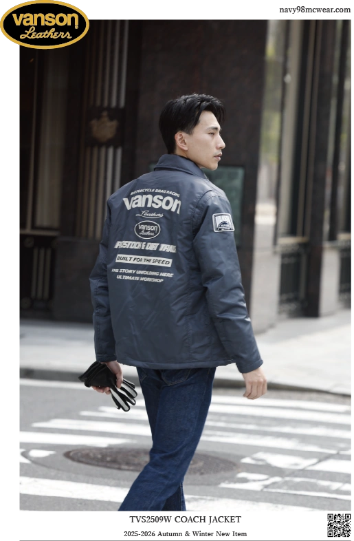 TVS2509W COACH JAKET | GRAY | BEHIND | navy98mcwear