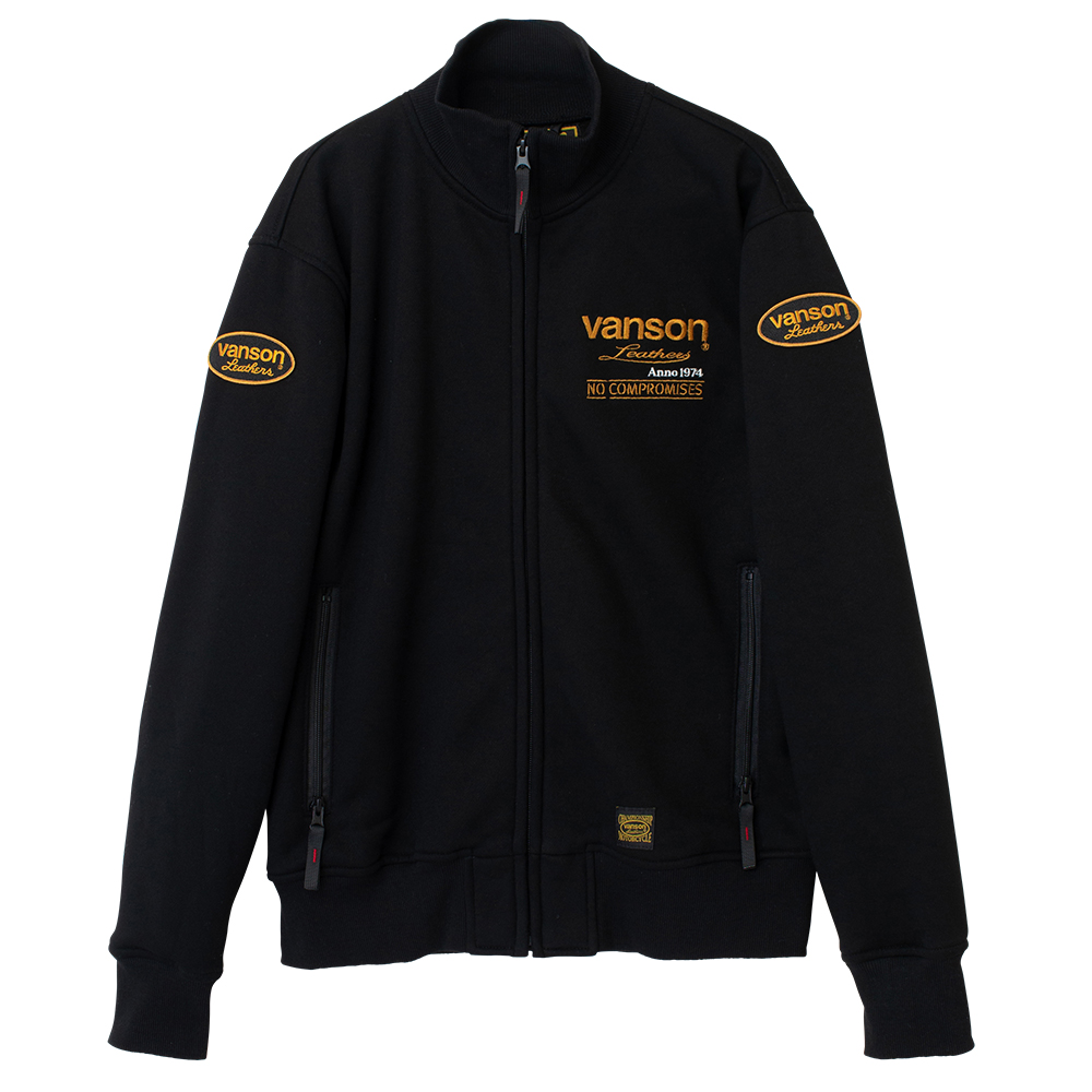 SVS2607W スウェットジャケット | vanson TROOPER/Sブランド | 2026秋冬モデル